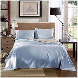 Sheet Set Stripes Queen - Chambray