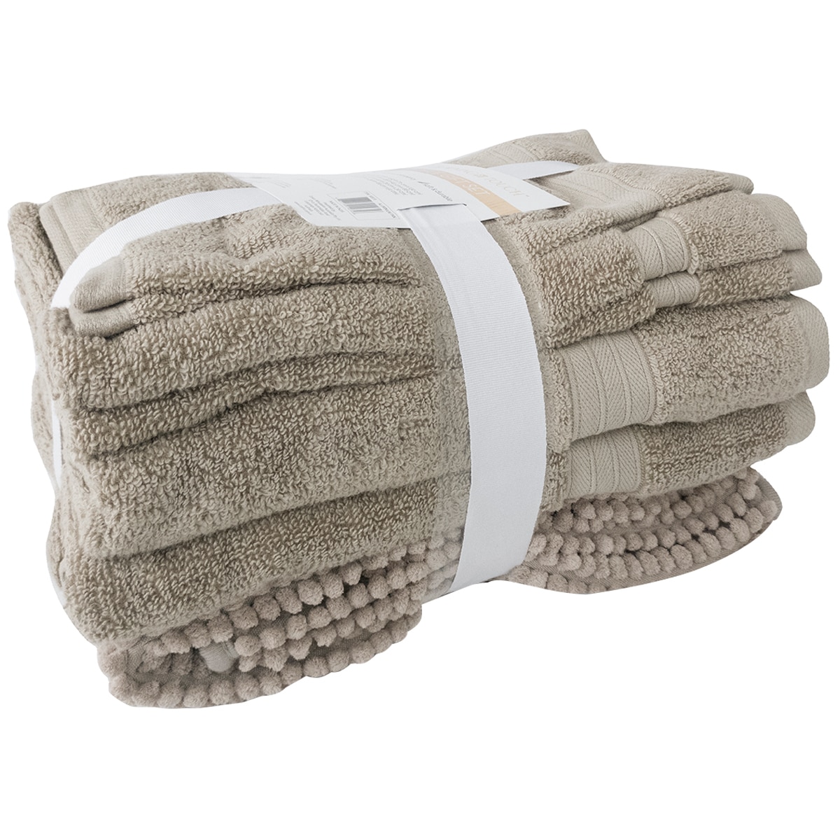 Crowning Touch Towel Gift Set 7pc Tan Costco Australia