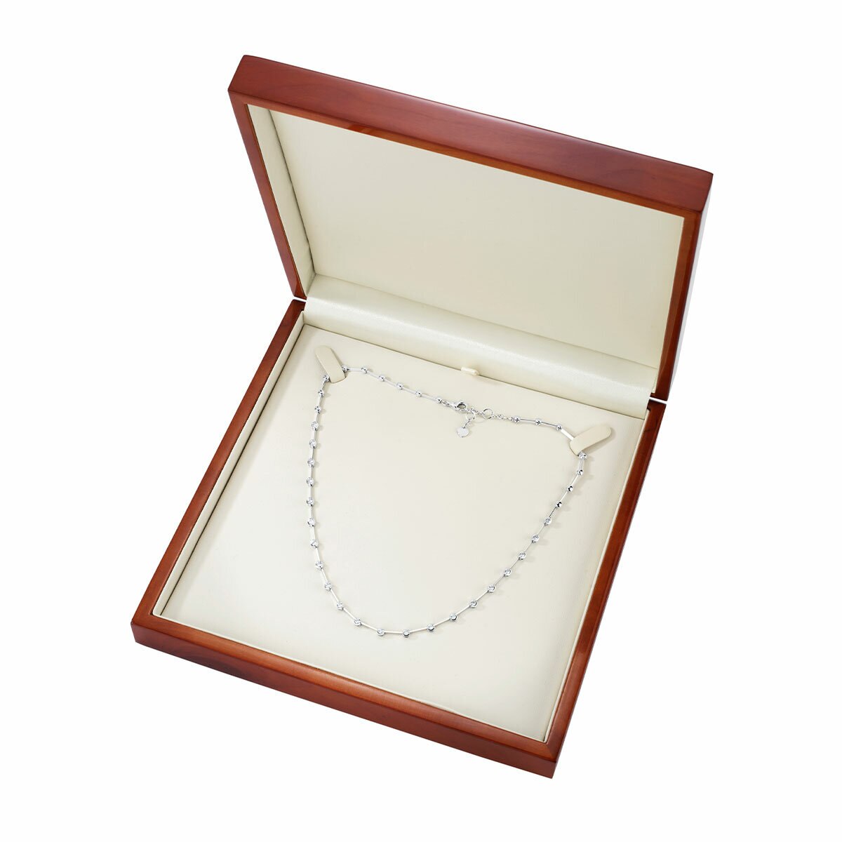 18KT White Gold VS2 I 1.00ctw Diamond Classic Line Necklace 18KT White Gold VS2 I 1.00ctw Diamond Classic Line Necklace