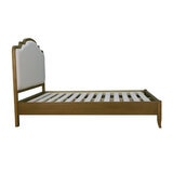 Moran Riviera Queen Bed, Cream Fabric