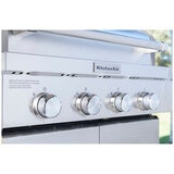 KitchenAid 4-Burner Stainless Steel Gas Grill with Searing Side Burner