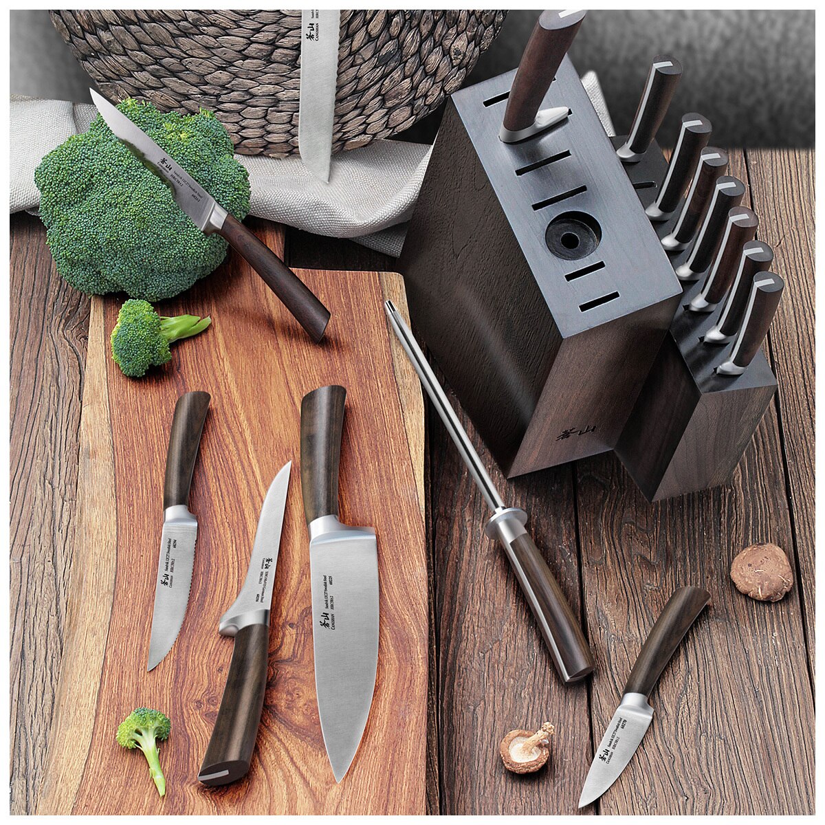 Cangshan A Series 16, Pieces Knife Set | Costco Australia