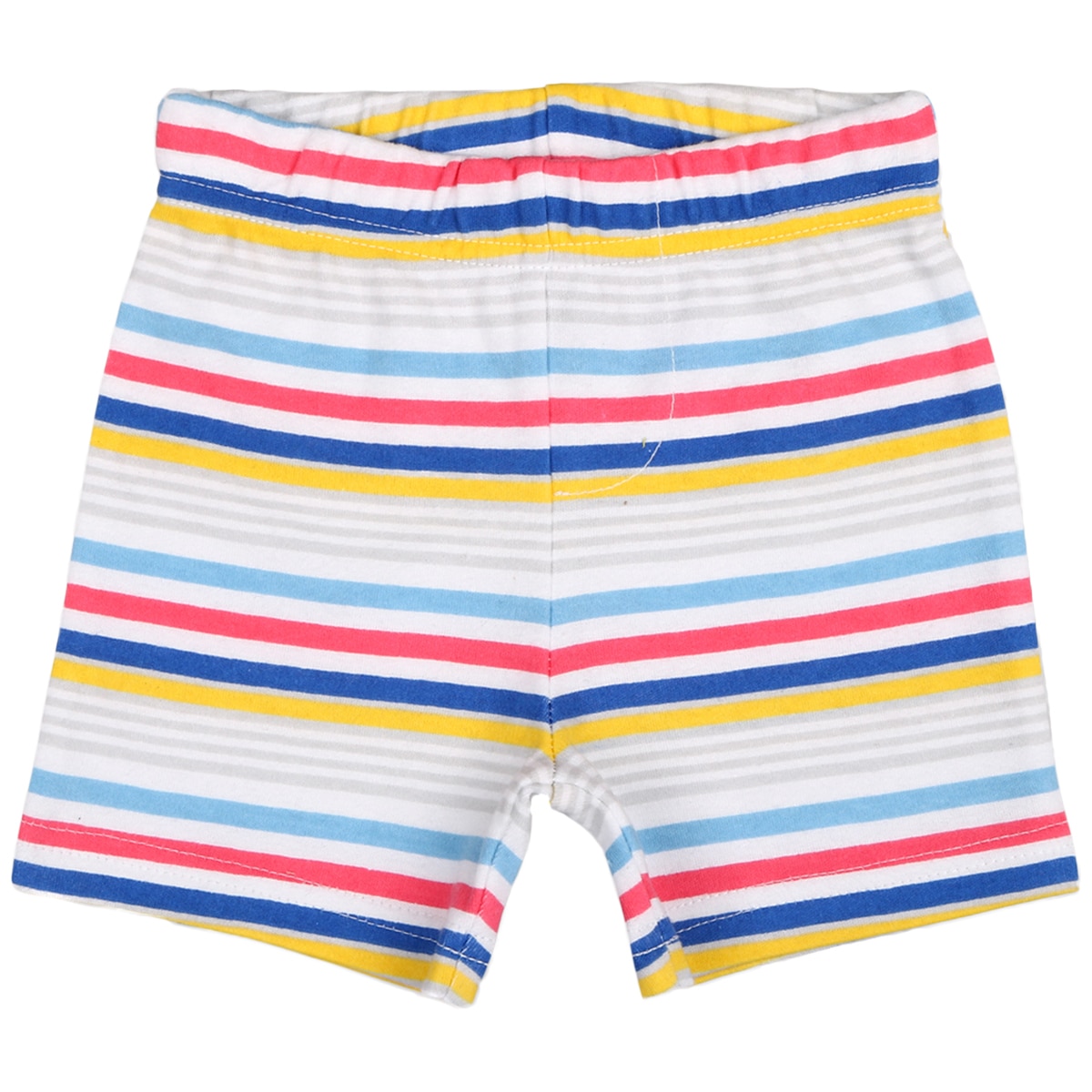 Peanut Shell 2pc Baby Set - Yellow Top/Striped Shorts