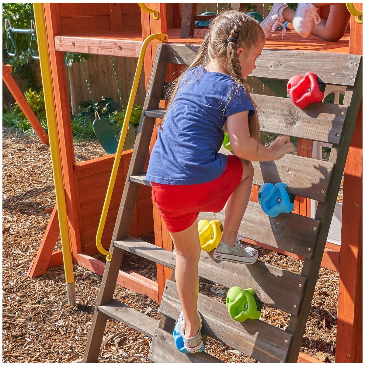 Cedar Summit Hilltop Swing Set & Play Centre