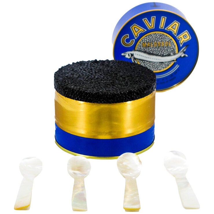 Black Pearl White Sturgeon Caviar Traditional Tin 1kg Black Pearl White Sturgeon Caviar Traditional Tin 1kg