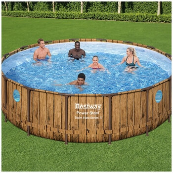 Bestway Power Steel Swim Vista Series Pool Set 4.88 x 1.22M