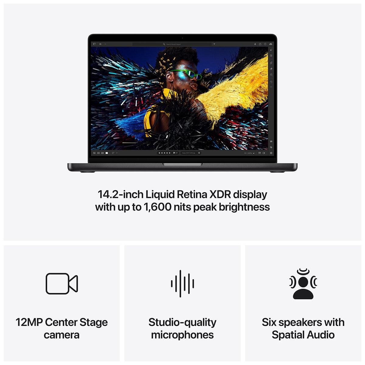 MacBook Pro 14 Inch With M4 Pro Chip 16 Core GPU 24GB 512GB SSD Space Black