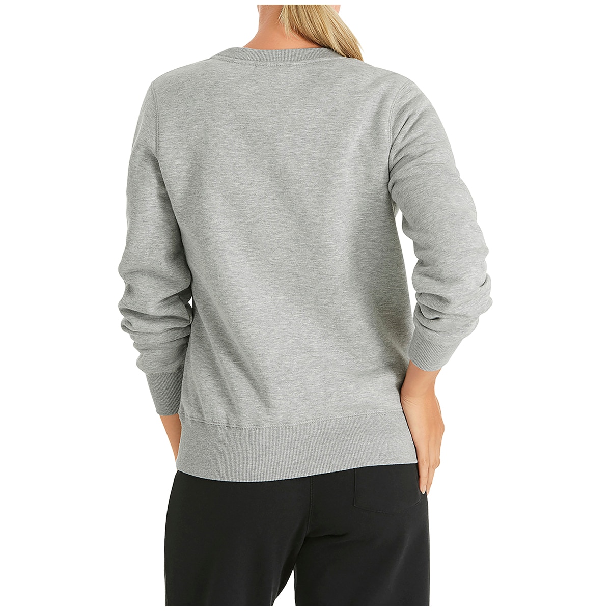 Champion Women's Script Crew Jumper Oxford Heather Costco Australia