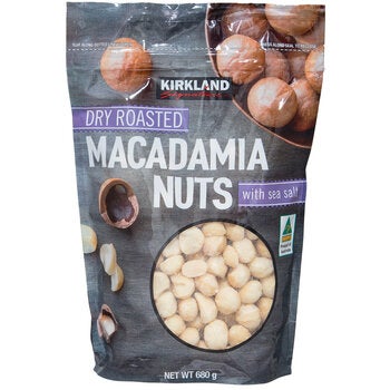 Kirkland Signature Dry Roasted Macadamia Nuts 680g Kirkland Signature Dry Roasted Macadamia Nuts 680g