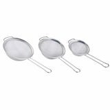 MIU Stainless Steel Mesh Strainers 3 Piece Set