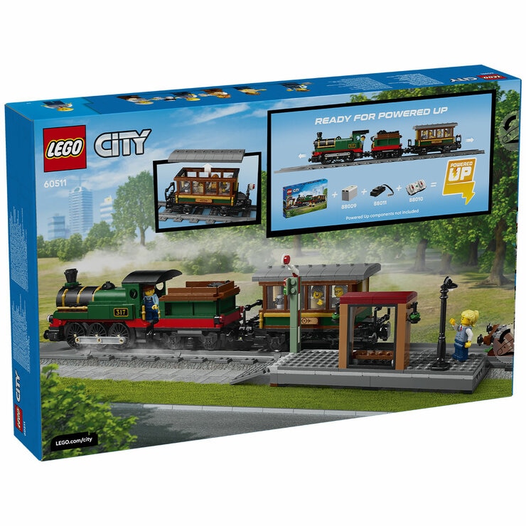 LEGO City Vintage Steam Train - Toy Building Set 60511