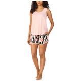 Betsey Johnson 3 Piece PJ Set - Pink