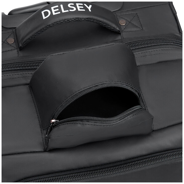 Delsey Wheeled Duffle Black Delsey Wheeled Duffle Black