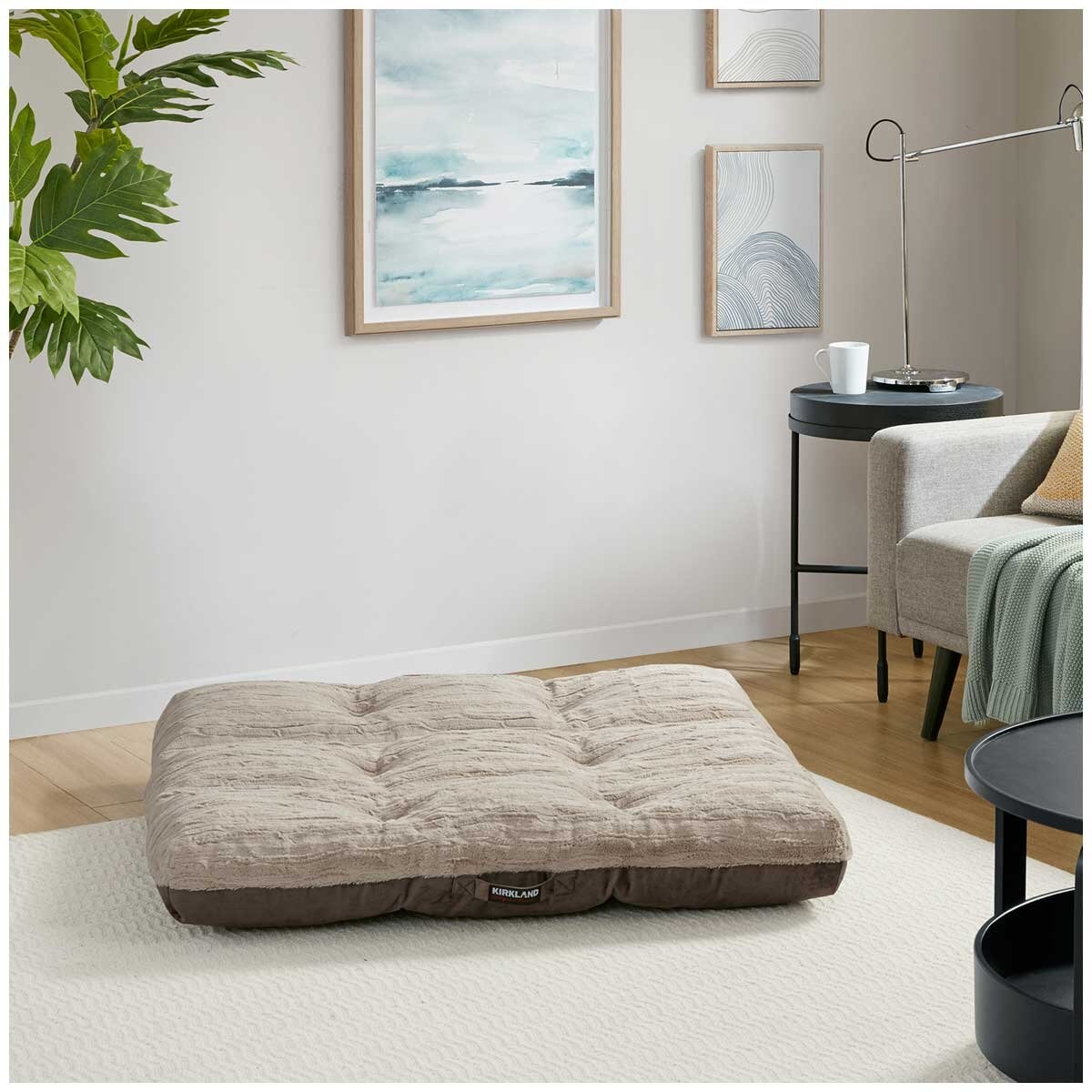 Kirkland Signature Square Tufted Napper Taupe