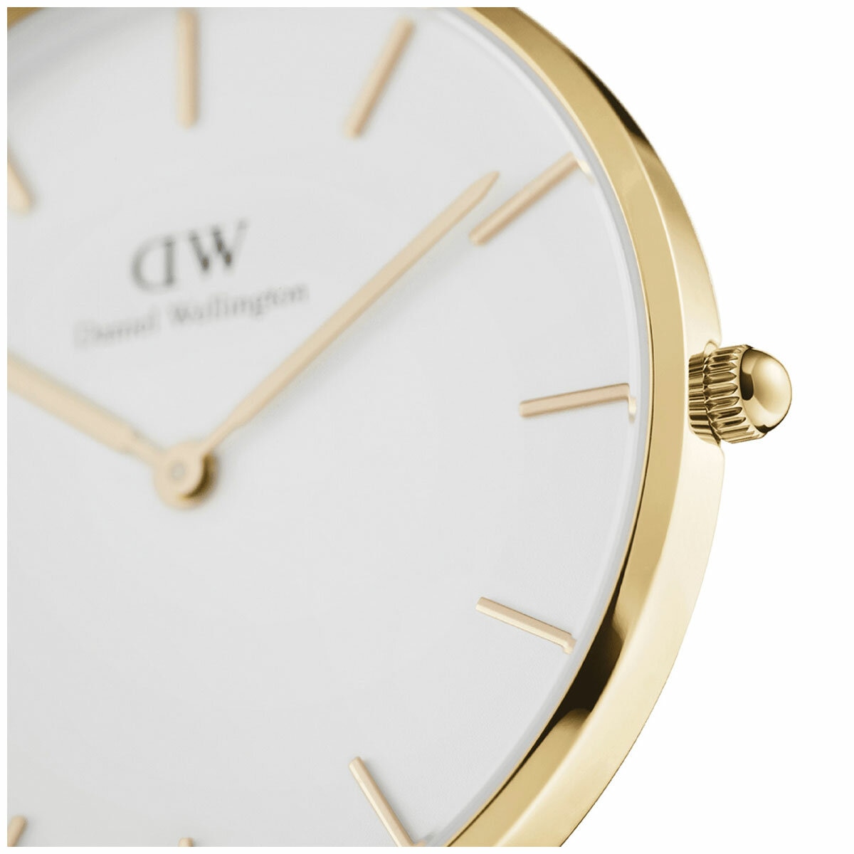 Daniel Wellington Petite Evergold White Dial Gold Mesh Strap Women's Watch DW00100350