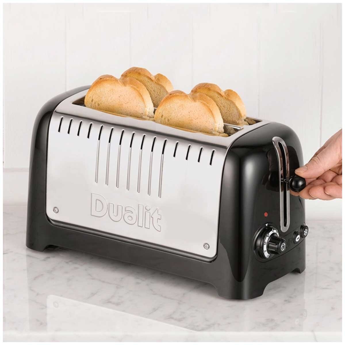 Dualit Long Slot Lite Toaster DU46030 Black