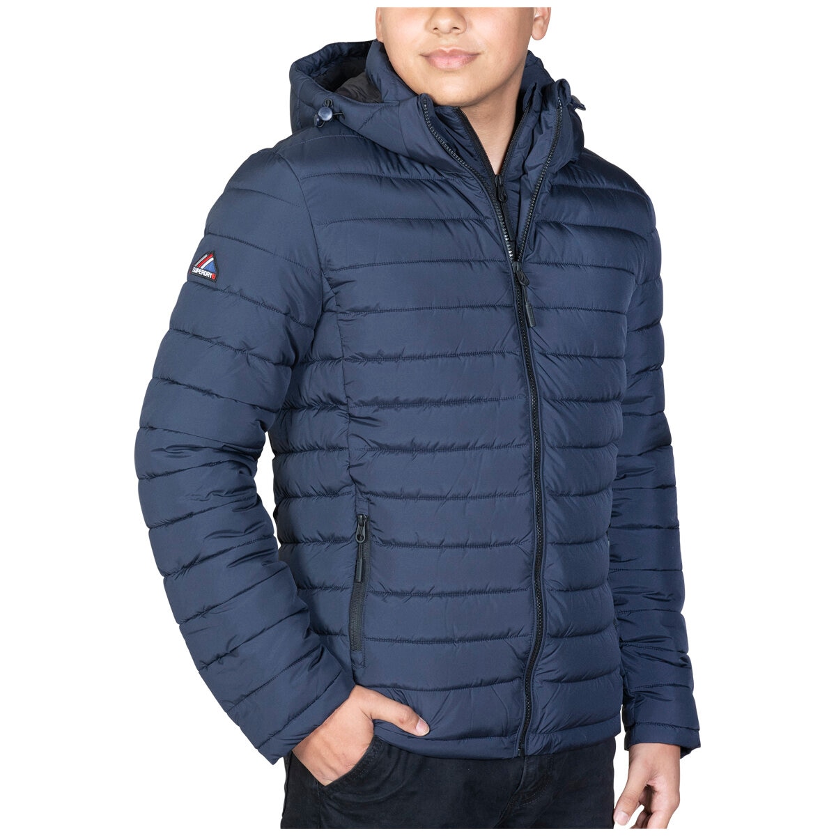 Superdry Men's Hooded Fuji Jacket Navy