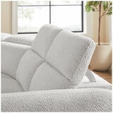 Aiden & Ivy Fabric Power Reclining Sectional With Power Headrests