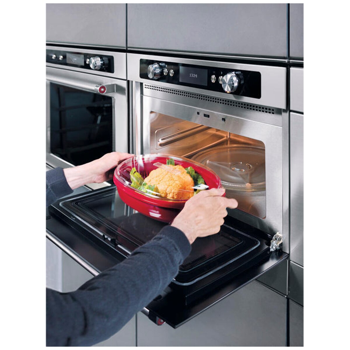 KitchenAid Combi Microwave Oven BuiltIn 45cm KMQCX 45600 Costco