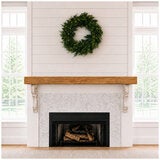 CGH Pre-Lit 30 Inch Holiday Norfolk Pine Wreath CGH Pre-Lit 30 Inch Holiday Norfolk Pine Wreath