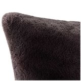 Mon Chateau Faux Fur Pillow Brown
