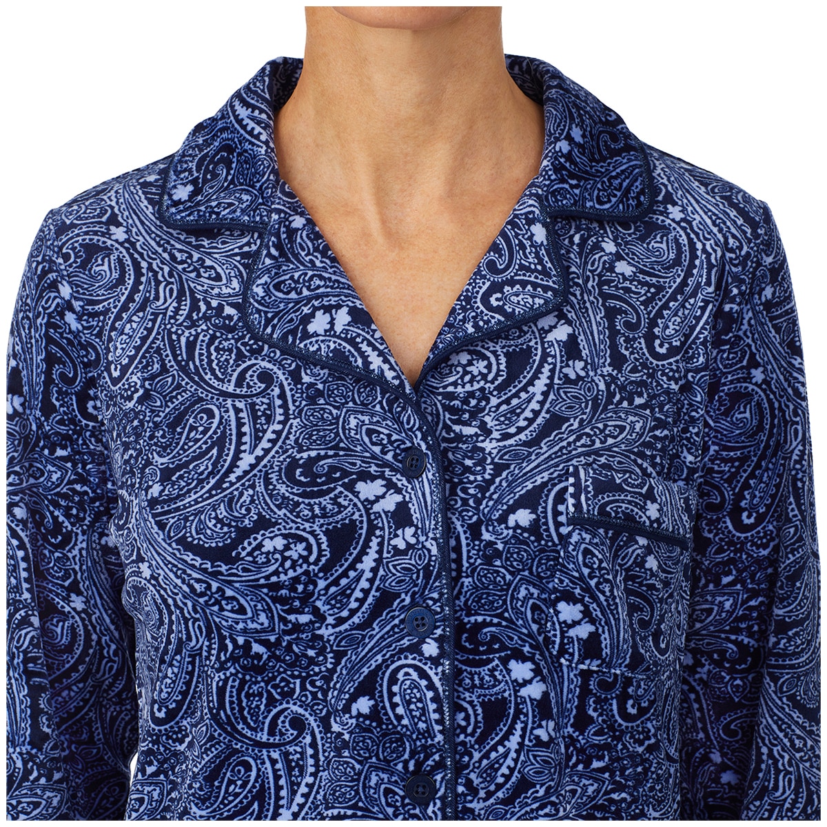 Carole Hochman Women's 2pc PJ Set - Blue Print