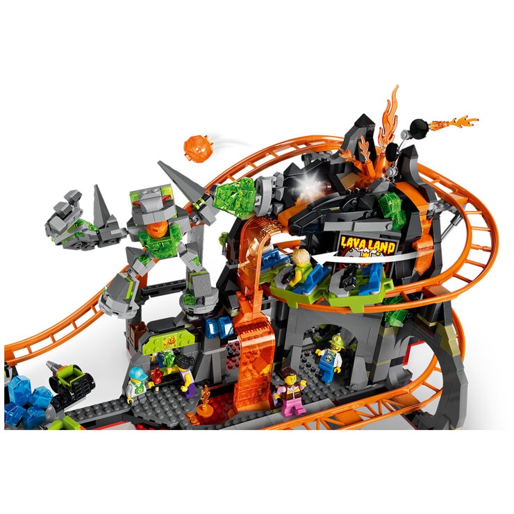 LEGO City Lava Land Roller Coaster Park Building Set 60501 LEGO City Lava Land Roller Coaster Park Building Set 60501