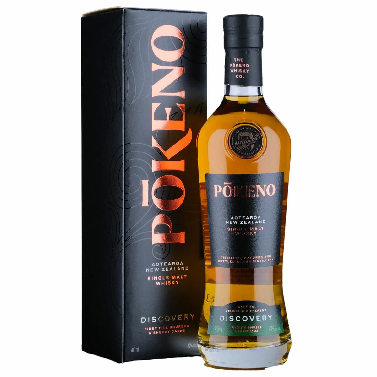 Pokeno Discovery Single Malt New Zealand Whisky 700ml