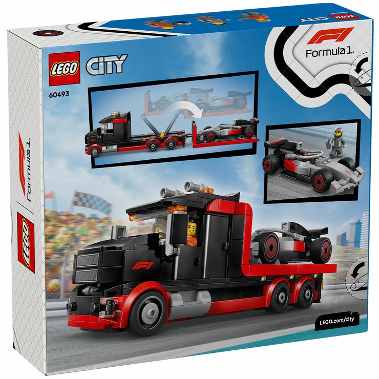 LEGO City F1 Display Truck with Audi F1 Race Car Toy 60493