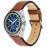 Coach Charter Saddle Leather Strap Blue Dial Men's Watch 14602741