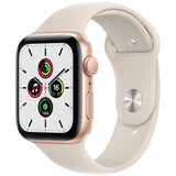 Apple Watch SE GPS 44mm Gold Aluminium Case with Starlight Sport Band