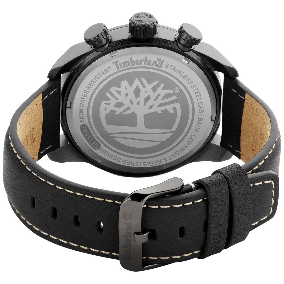 Timberland Mens Henniker III Black Dial Chronograph Watch