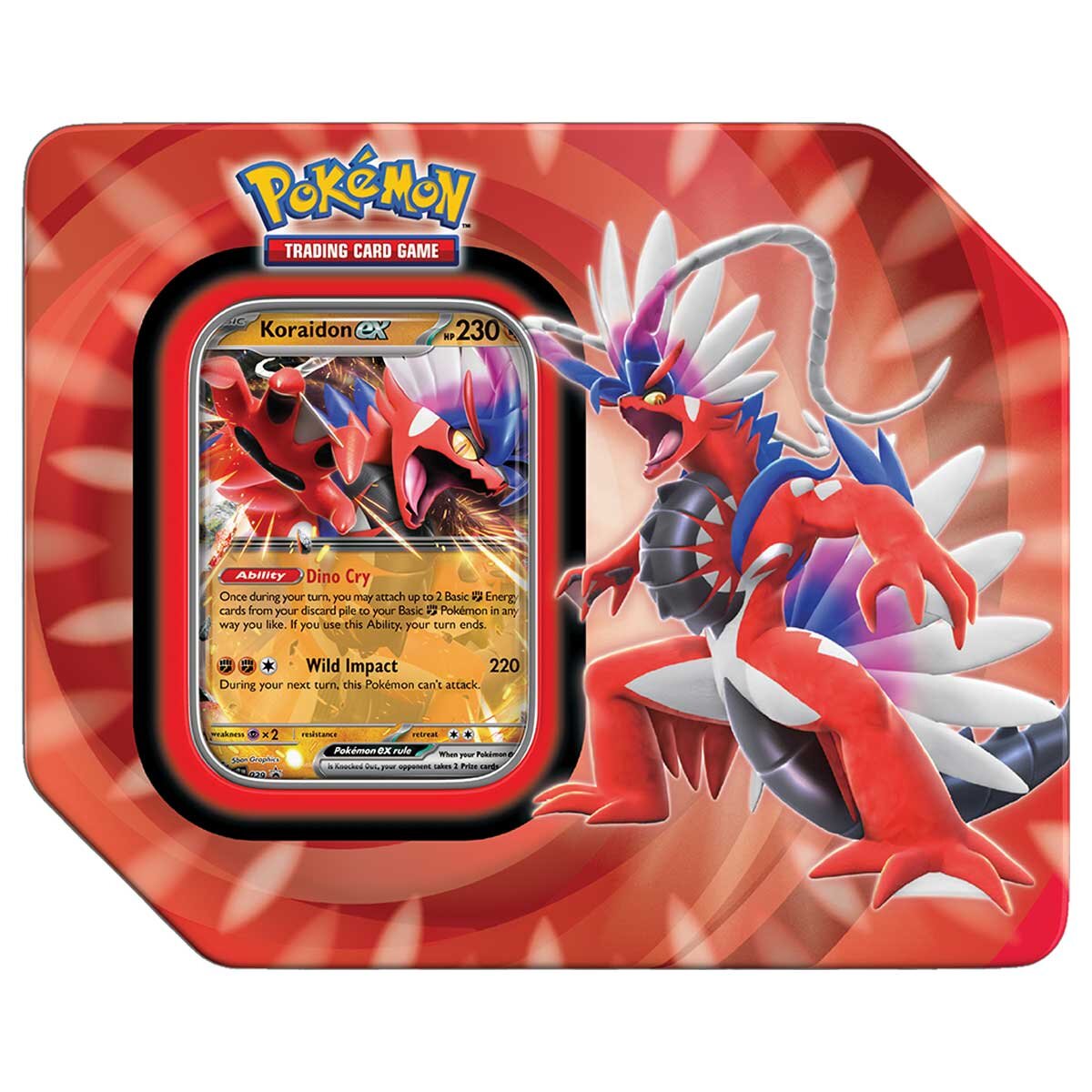 Pokemon V Tin And Window Tin Miraidon
