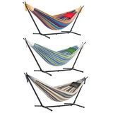 Vivere 2.7M Cotton Hammock Bundle Tropic