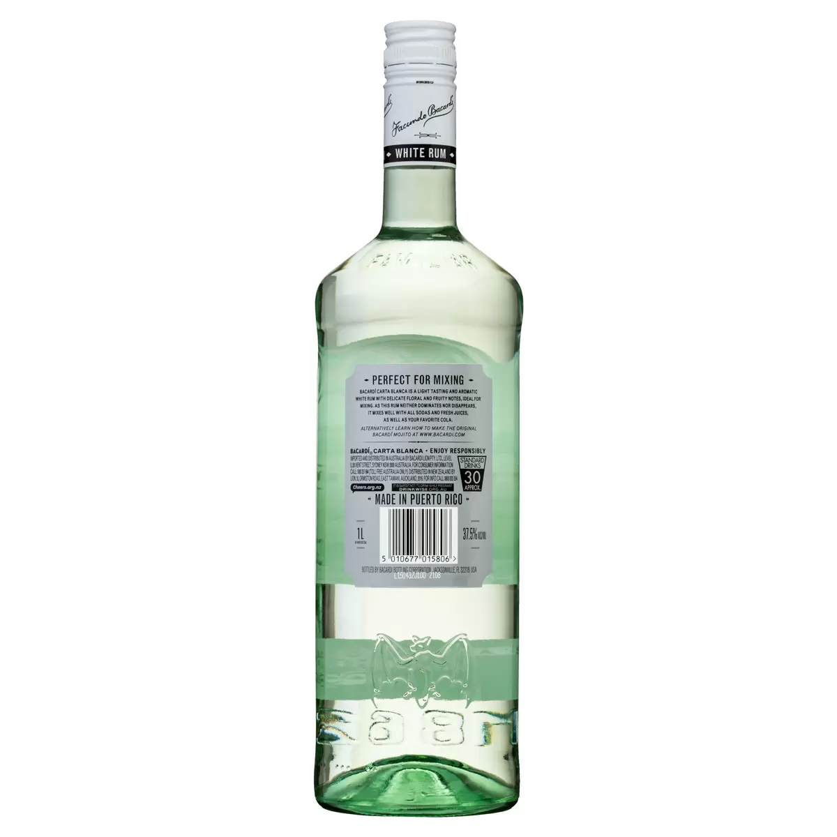 Bacardi Carta Blanca Superior White Rum 1L
