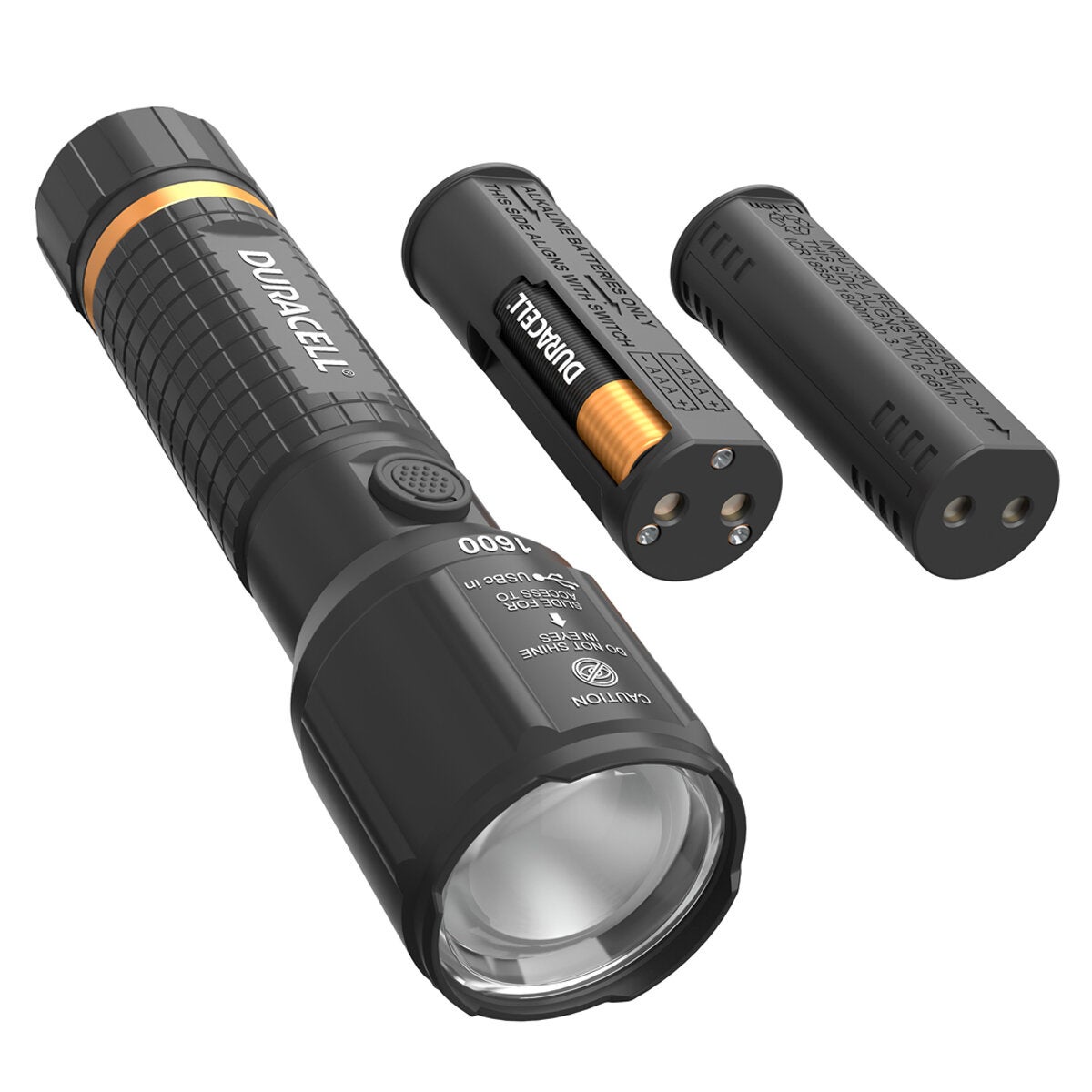 Duracell 1600LM 3AAA Hybrid LED Flashlight 3 Pack Duracell 1600LM 3AAA Hybrid LED Flashlight 3 Pack