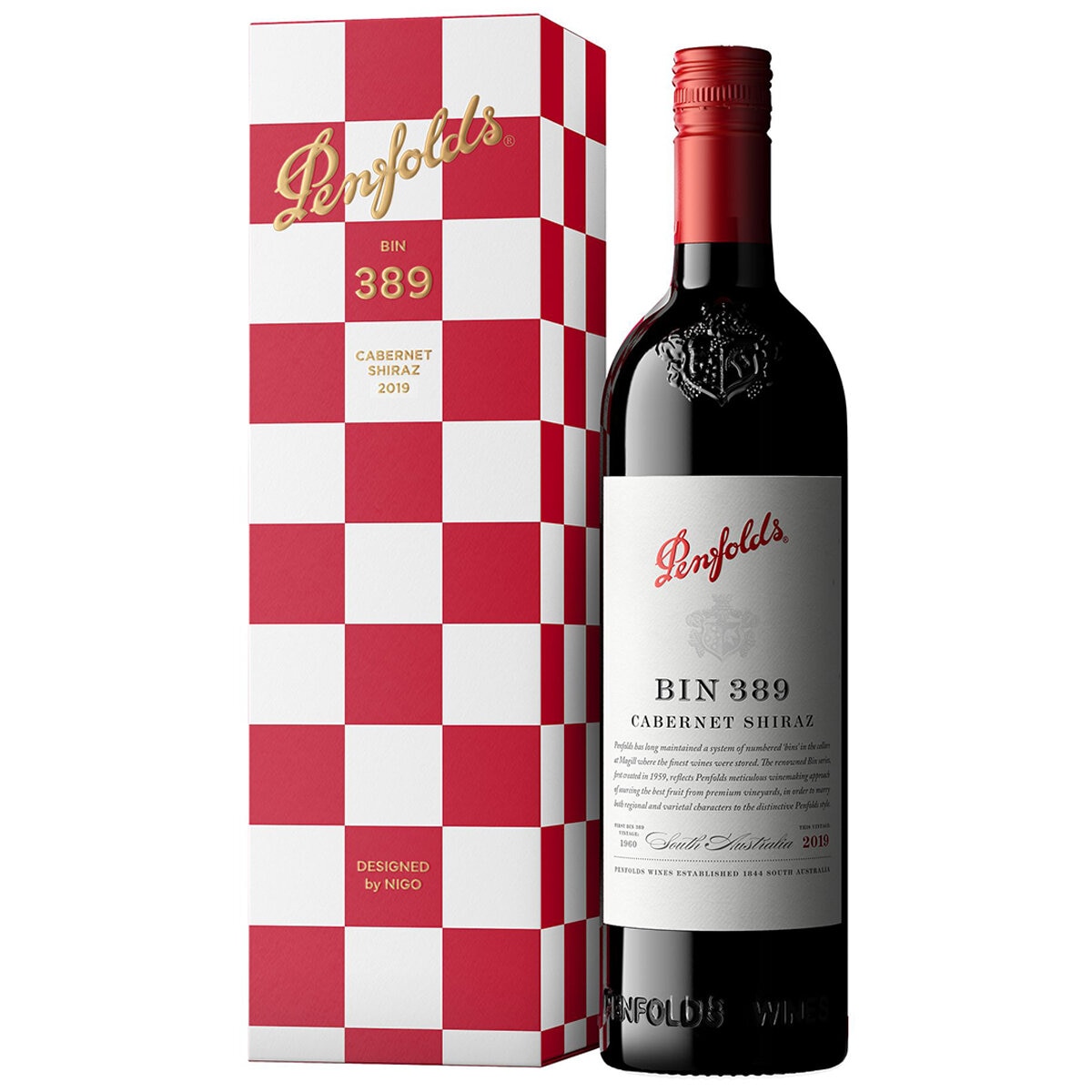 Penfolds Bin 389 Cabernet Shiraz 2019 750ml Nigo Holiday Gift Box Edition