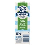 Devondale Long Life Skim Milk 10 x 1L