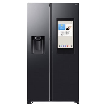 Samsung 615L Family Hub Side-By-Side Refrigerator Black SRS6800BFH
