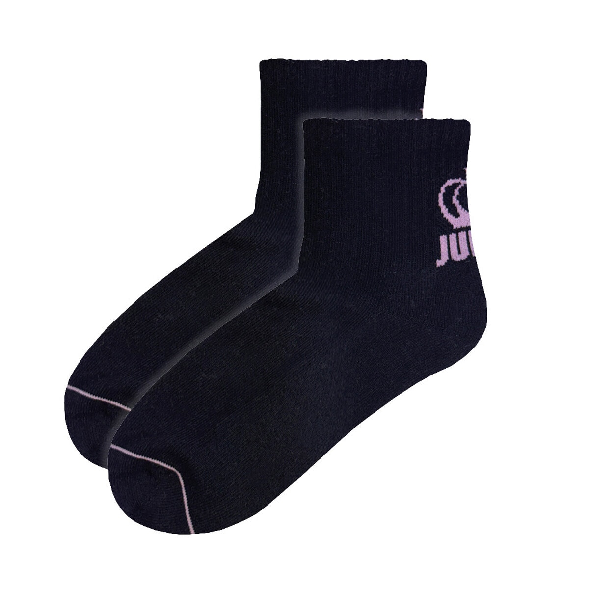Juicy Couture Quarter Crew Women's Sock 6 Pack Pink Juicy Couture Quarter Crew Women's Sock 6 Pack Pink
