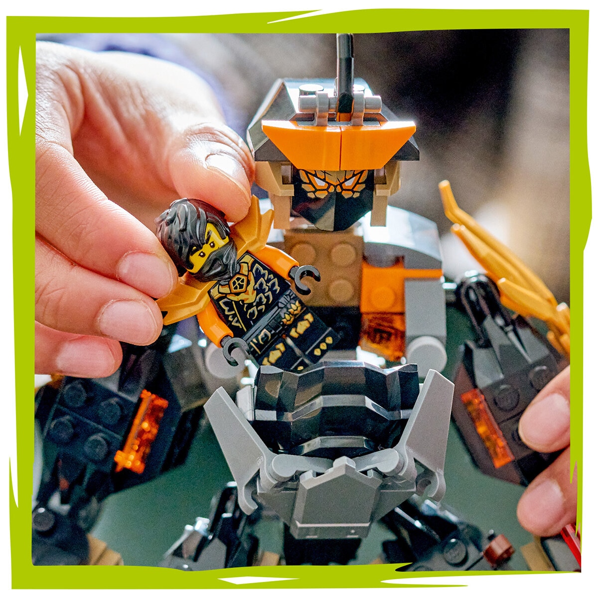 LEGO NINJAGO Cole’s Mission Mech & Dragon Zane 71854