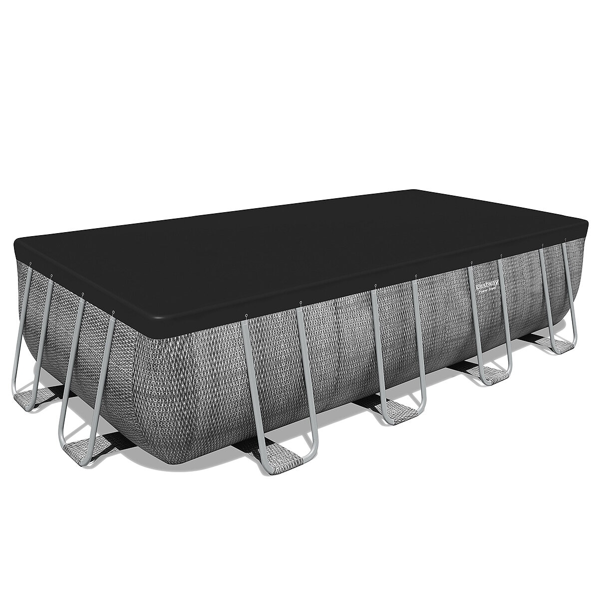 Bestway Power Steel Rectangular Pool Set 4.88M x 2.44M x 1.22M