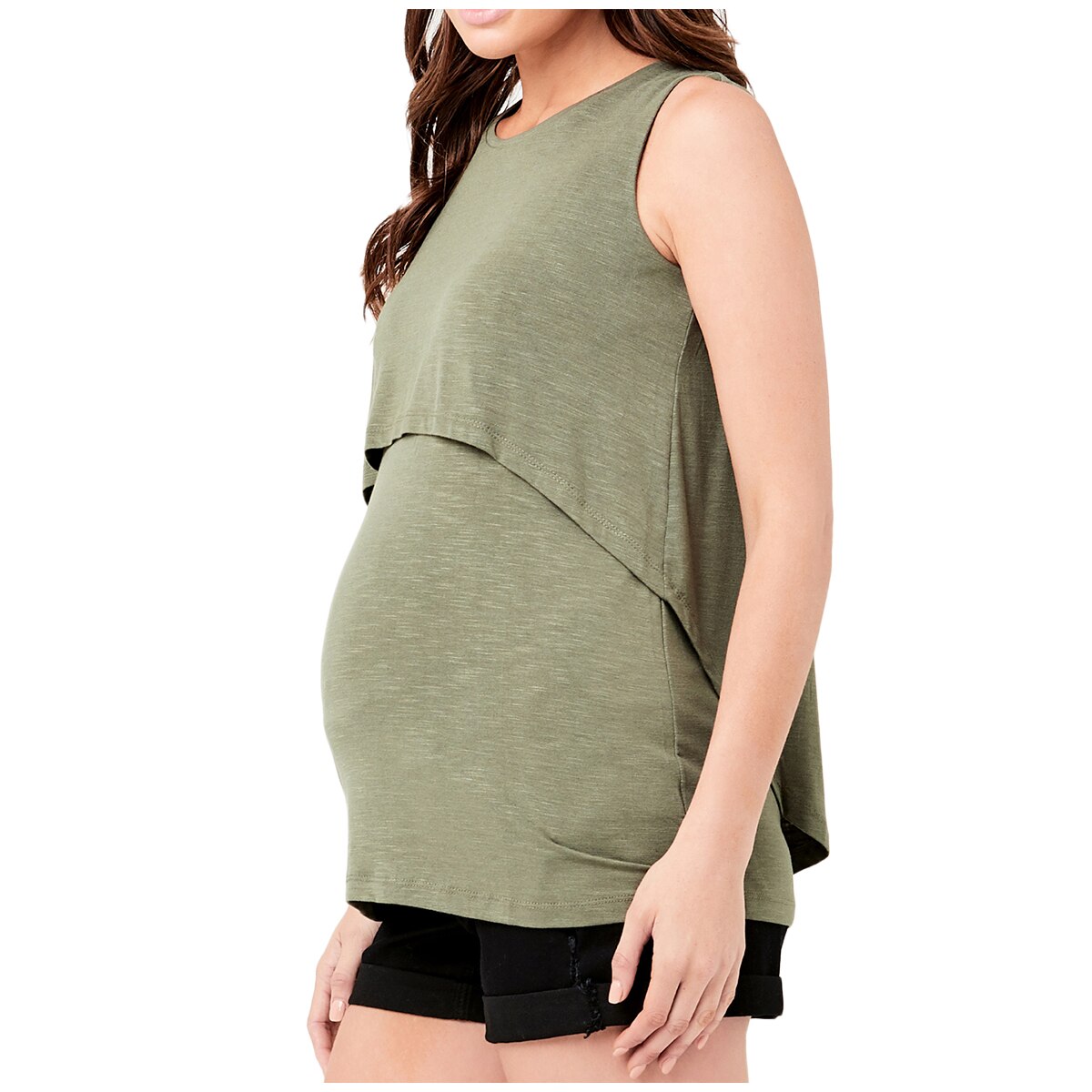 Ripe Maternity - Women's Nursing Tank - Olive
