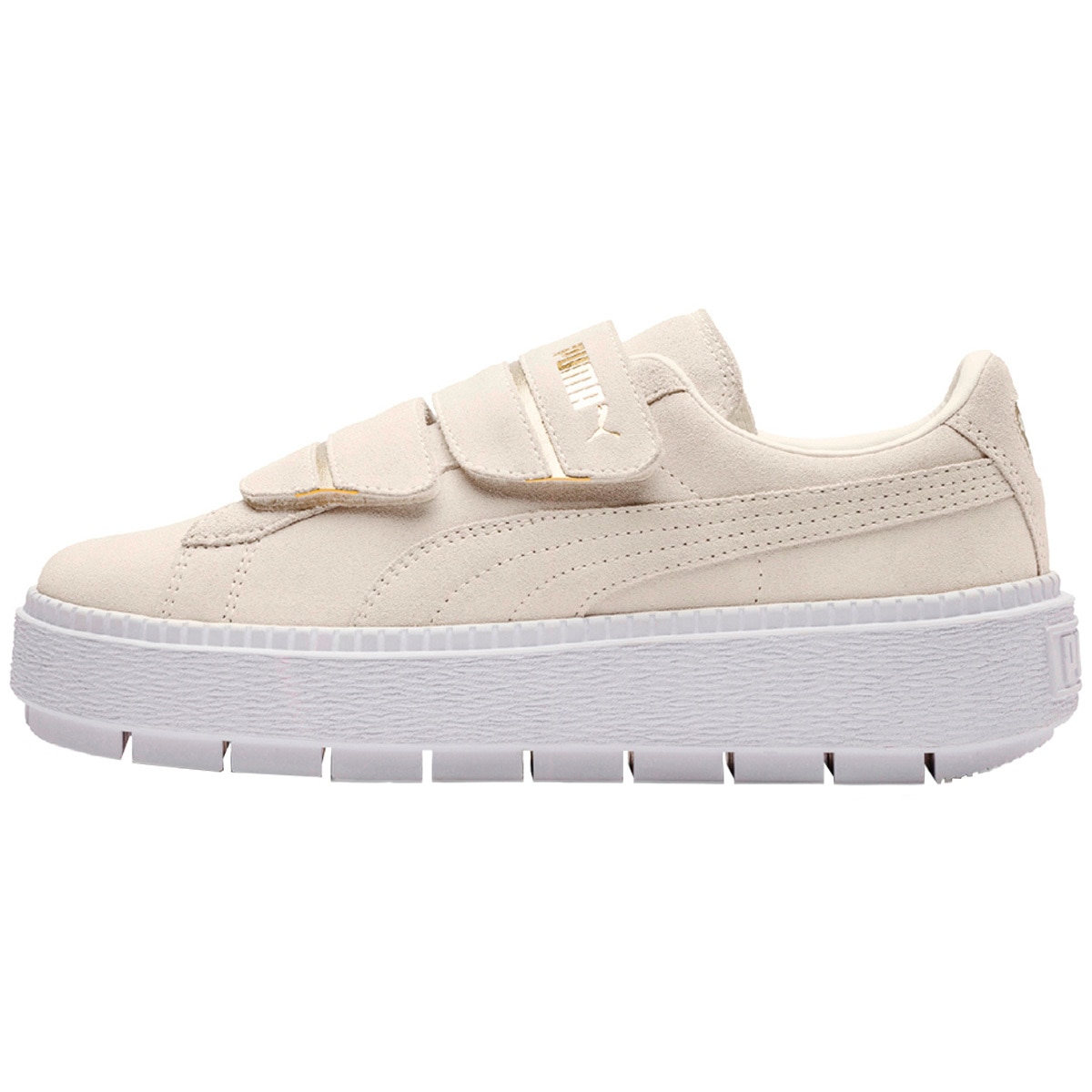 Puma Platform Trace Strap Ladies Shoe - White