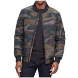 Calvin Klein Men's Bomber Jacket Olive Camo