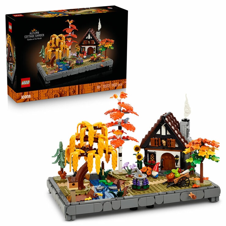 LEGO Icons Autumn Cottage Garden 11372