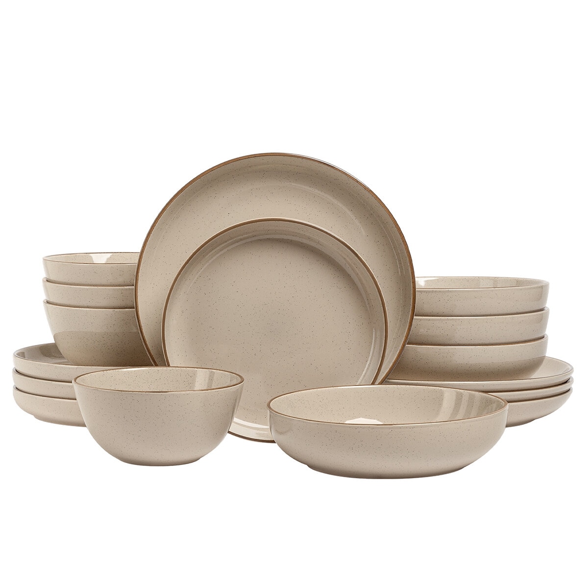 over&back Options Dinnerware 16 Piece Set