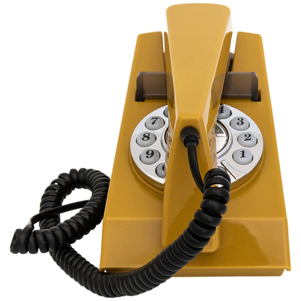 GPO Trim Phone Push Button Mustard