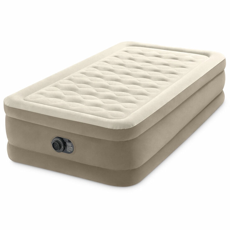 Intex Twin Ultra Plush Airbed With Fiber-Tech Rp