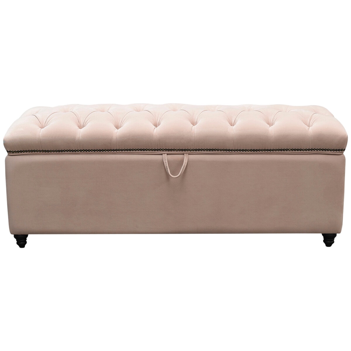 Moran Princess Storage Ottoman Petal Pink